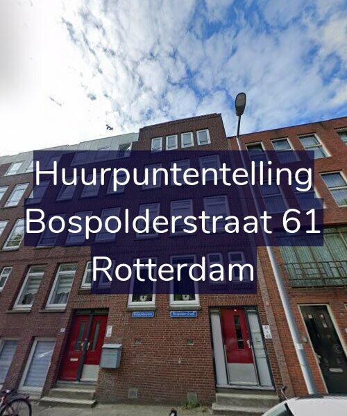 Foto gevel Huurpuntentelling voor Bospolderstraat 61, Rotterdam