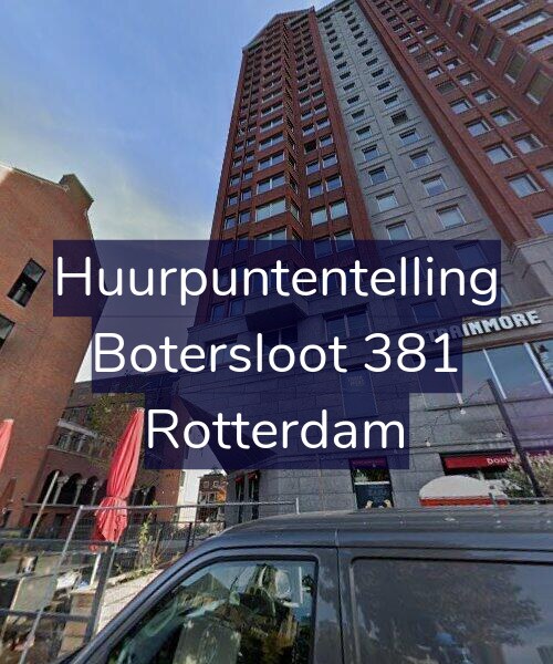 Foto gevel Huurpuntentelling voor Botersloot 381, Rotterdam