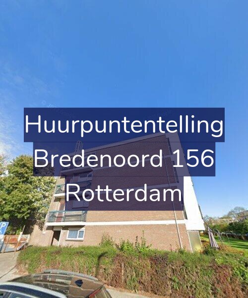 Foto gevel Huurpuntentelling voor Bredenoord 156, Rotterdam