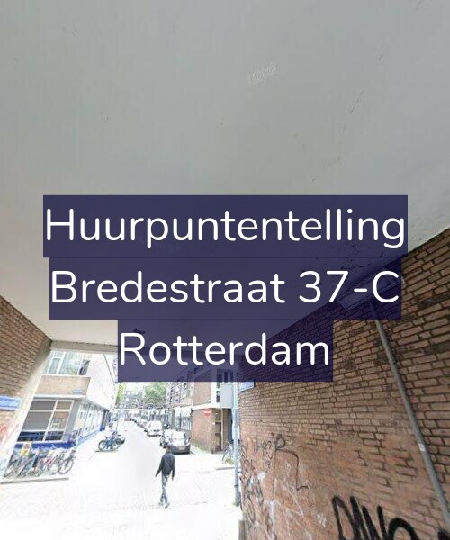 Foto gevel Huurpuntentelling voor Bredestraat 37-C, Rotterdam