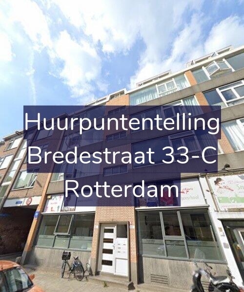 Foto gevel Huurpuntentelling voor Bredestraat 33-C, Rotterdam