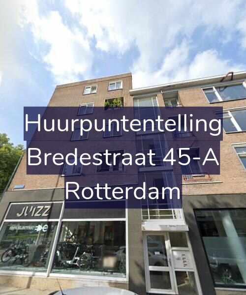 Foto gevel Huurpuntentelling voor Bredestraat 45-A, Rotterdam