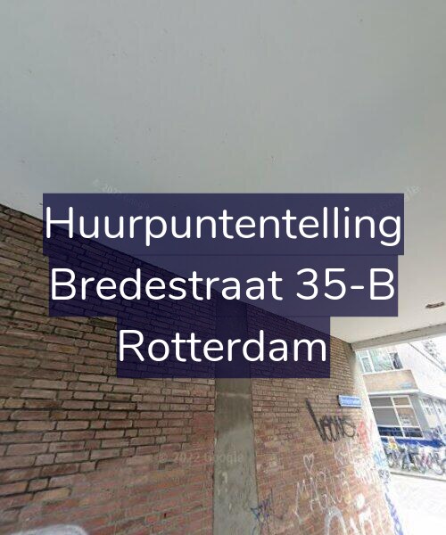 Foto gevel Huurpuntentelling voor Bredestraat 35-B, Rotterdam
