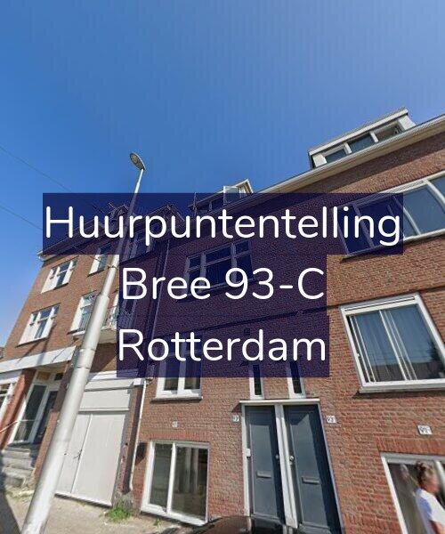 Foto gevel Huurpuntentelling voor Bree 93-C, Rotterdam