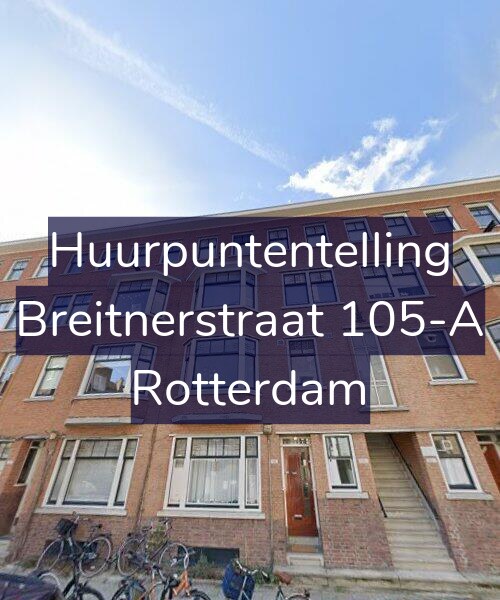 Foto gevel Huurpuntentelling voor Breitnerstraat 105-A, Rotterdam