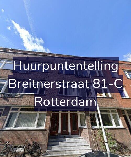 Foto gevel Huurpuntentelling voor Breitnerstraat 81-C, Rotterdam