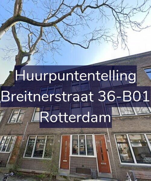 Foto gevel Huurpuntentelling voor Breitnerstraat 36-B01, Rotterdam