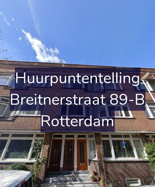 Foto gevel Huurpuntentelling voor Breitnerstraat 89-B, Rotterdam