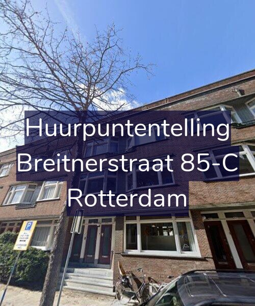 Foto gevel Huurpuntentelling voor Breitnerstraat 85-C, Rotterdam