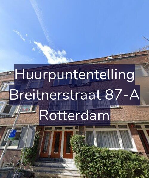 Foto gevel Huurpuntentelling voor Breitnerstraat 87-A, Rotterdam