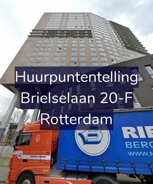 Foto gevel Huurpuntentelling voor Brielselaan 20-F, Rotterdam
