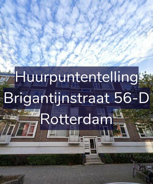 Foto gevel Huurpuntentelling voor Brigantijnstraat 56-D, Rotterdam