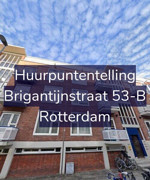 Foto gevel Huurpuntentelling voor Brigantijnstraat 53-B, Rotterdam