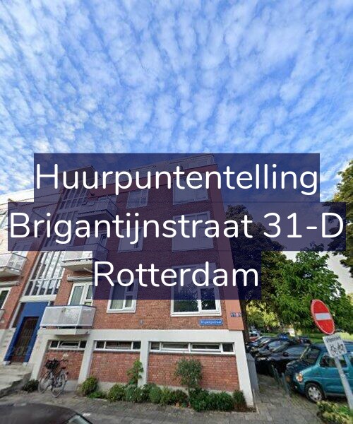 Foto gevel Huurpuntentelling voor Brigantijnstraat 31-D, Rotterdam