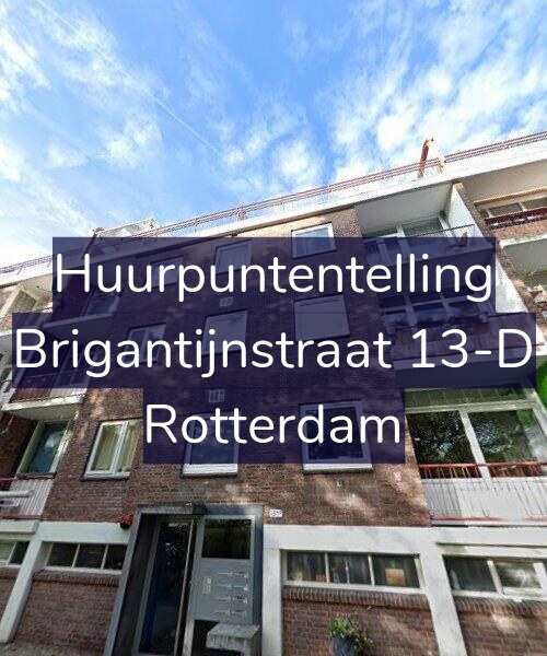 Foto gevel Huurpuntentelling voor Brigantijnstraat 13-D, Rotterdam