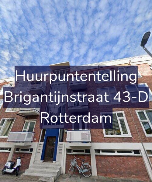 Foto gevel Huurpuntentelling voor Brigantijnstraat 43-D, Rotterdam