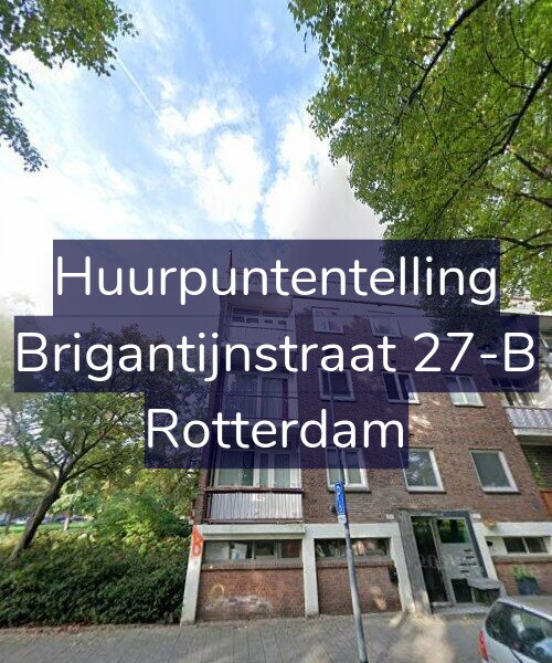 Foto gevel Huurpuntentelling voor Brigantijnstraat 27-B, Rotterdam