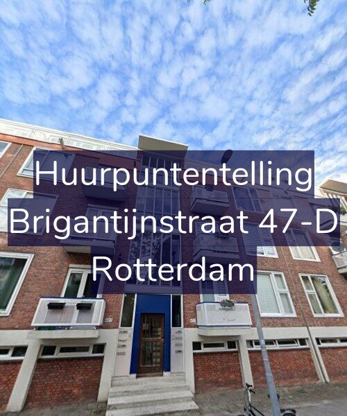 Foto gevel Huurpuntentelling voor Brigantijnstraat 47-D, Rotterdam