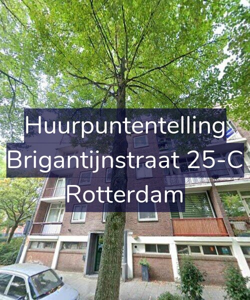 Foto gevel Huurpuntentelling voor Brigantijnstraat 25-C, Rotterdam