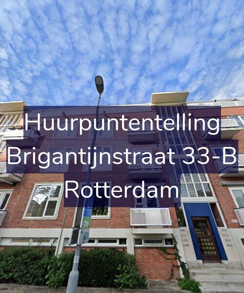 Foto gevel Huurpuntentelling voor Brigantijnstraat 33-B, Rotterdam