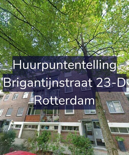 Foto gevel Huurpuntentelling voor Brigantijnstraat 23-D, Rotterdam