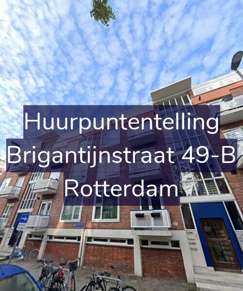 Foto gevel Huurpuntentelling voor Brigantijnstraat 49-B, Rotterdam