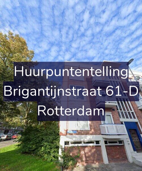 Foto gevel Huurpuntentelling voor Brigantijnstraat 61-D, Rotterdam