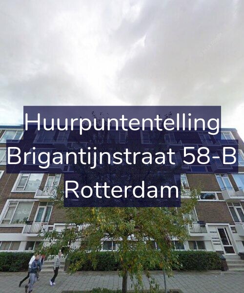 Foto gevel Huurpuntentelling voor Brigantijnstraat 58-B, Rotterdam