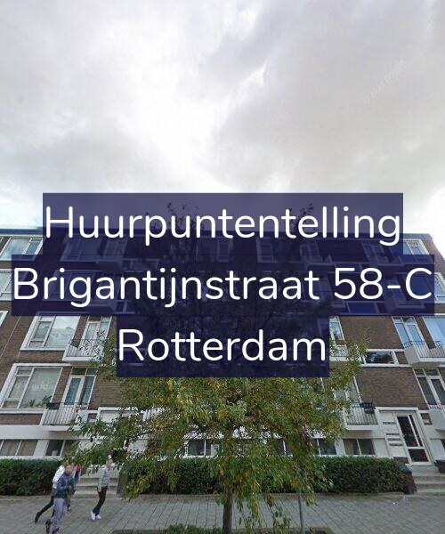 Foto gevel Huurpuntentelling voor Brigantijnstraat 58-C, Rotterdam
