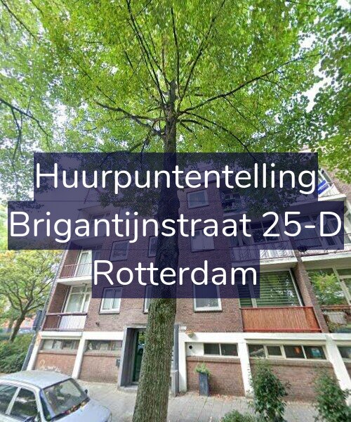 Foto gevel Huurpuntentelling voor Brigantijnstraat 25-D, Rotterdam