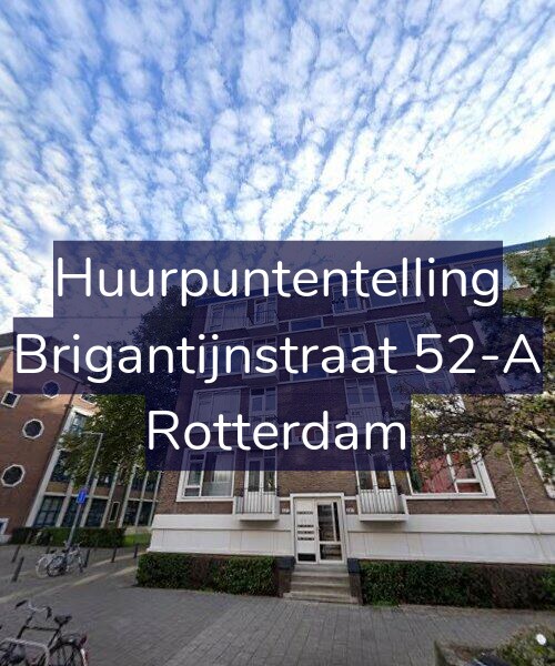 Foto gevel Huurpuntentelling voor Brigantijnstraat 52-A, Rotterdam