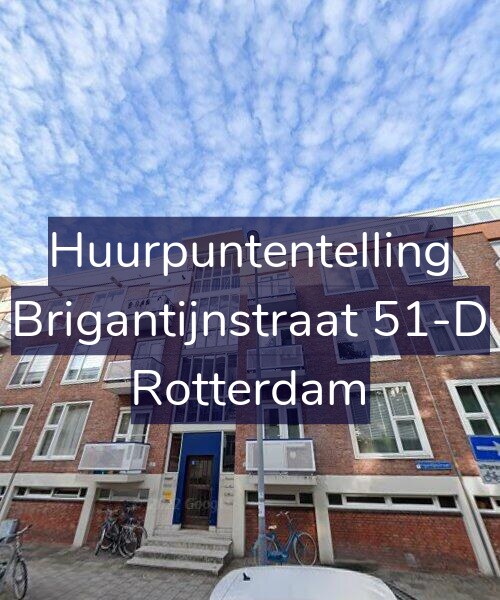 Foto gevel Huurpuntentelling voor Brigantijnstraat 51-D, Rotterdam