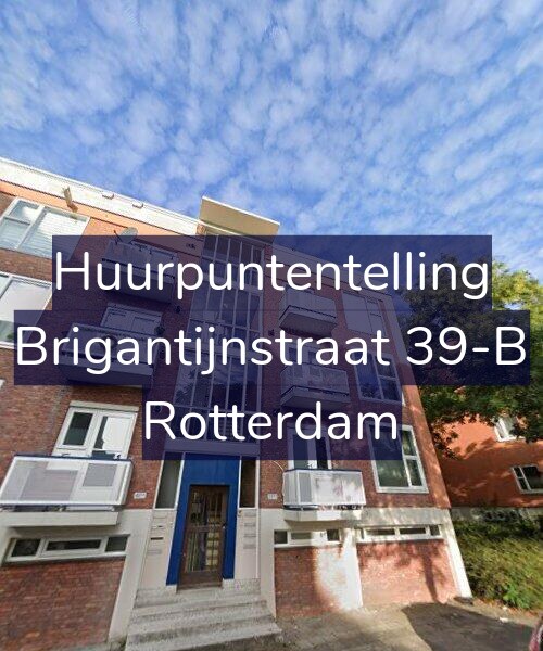 Foto gevel Huurpuntentelling voor Brigantijnstraat 39-B, Rotterdam
