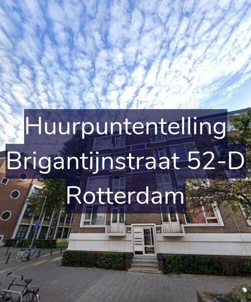 Foto gevel Huurpuntentelling voor Brigantijnstraat 52-D, Rotterdam