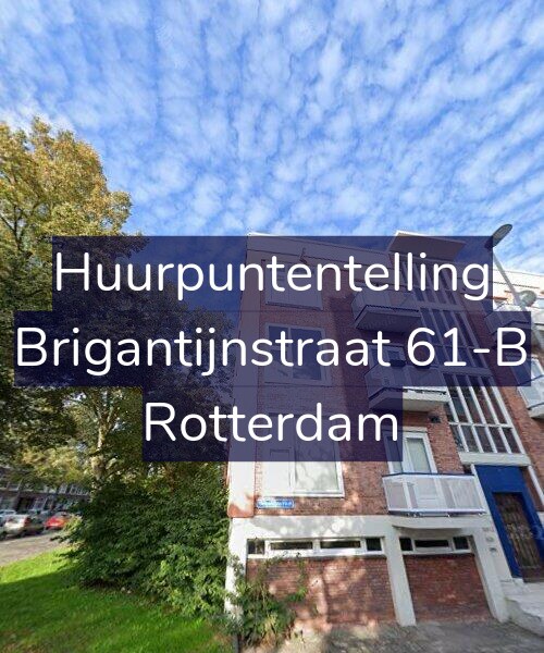 Foto gevel Huurpuntentelling voor Brigantijnstraat 61-B, Rotterdam