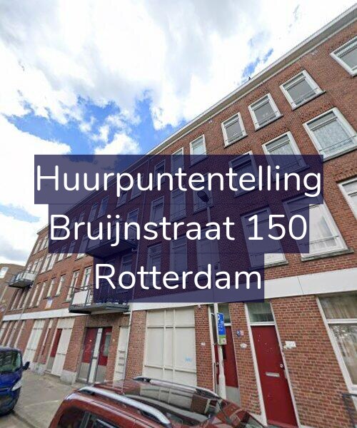 Foto gevel Huurpuntentelling voor Bruijnstraat 150, Rotterdam