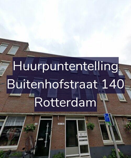 Foto gevel Huurpuntentelling voor Buitenhofstraat 140, Rotterdam