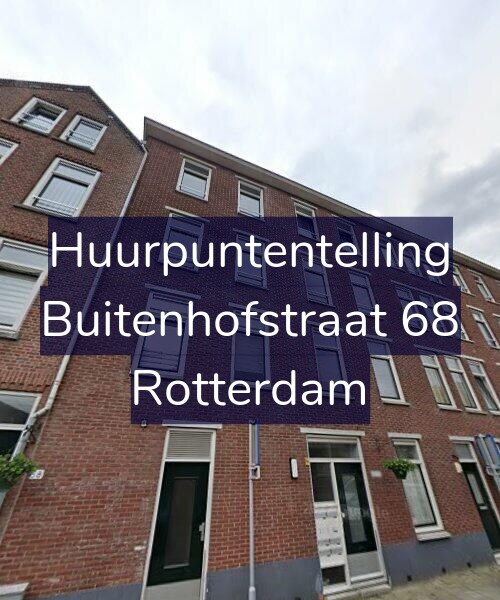 Foto gevel Huurpuntentelling voor Buitenhofstraat 68, Rotterdam