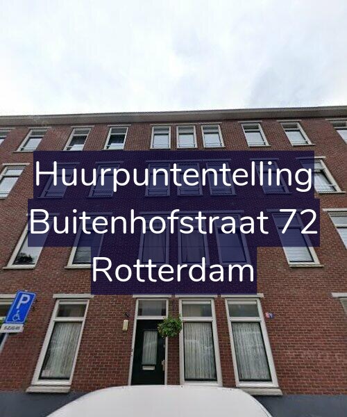 Foto gevel Huurpuntentelling voor Buitenhofstraat 72, Rotterdam