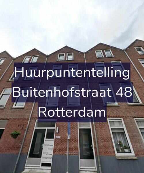 Foto gevel Huurpuntentelling voor Buitenhofstraat 48, Rotterdam