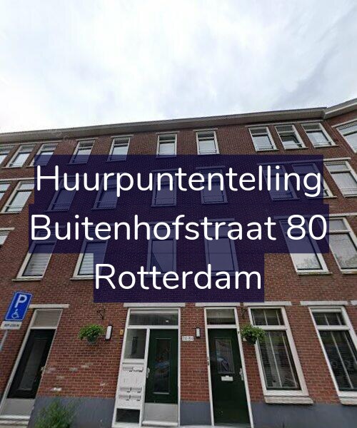 Foto gevel Huurpuntentelling voor Buitenhofstraat 80, Rotterdam