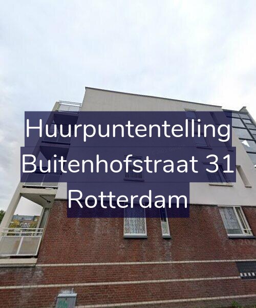 Foto gevel Huurpuntentelling voor Buitenhofstraat 31, Rotterdam