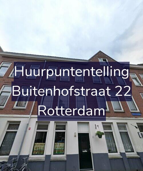 Foto gevel Huurpuntentelling voor Buitenhofstraat 22, Rotterdam