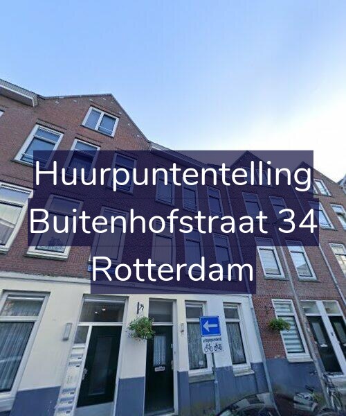 Foto gevel Huurpuntentelling voor Buitenhofstraat 34, Rotterdam