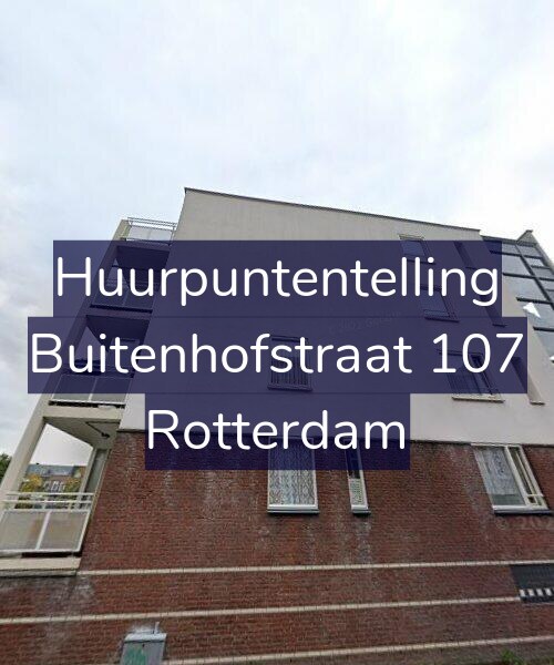 Foto gevel Huurpuntentelling voor Buitenhofstraat 107, Rotterdam