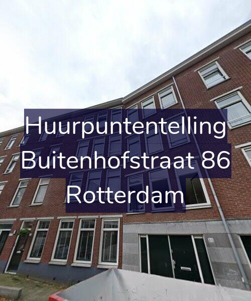 Foto gevel Huurpuntentelling voor Buitenhofstraat 86, Rotterdam
