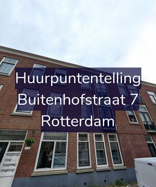 Foto gevel Huurpuntentelling voor Buitenhofstraat 7, Rotterdam