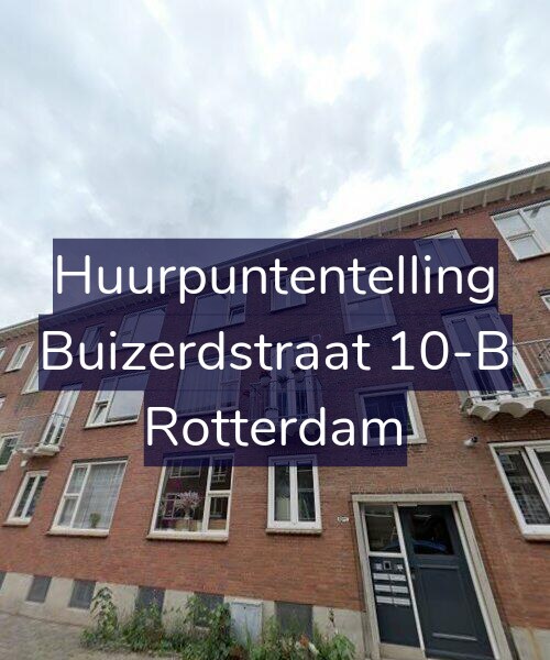 Foto gevel Huurpuntentelling voor Buizerdstraat 10-B, Rotterdam