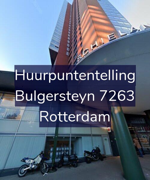Foto gevel Huurpuntentelling voor Bulgersteyn 7263, Rotterdam
