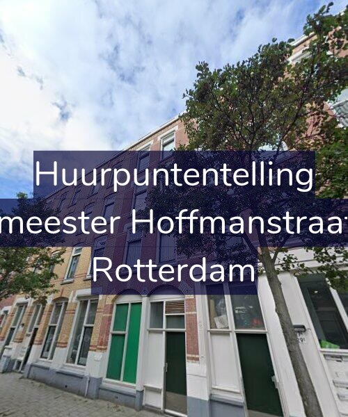 Foto gevel Huurpuntentelling voor Burgemeester Hoffmanstraat 27-A, Rotterdam